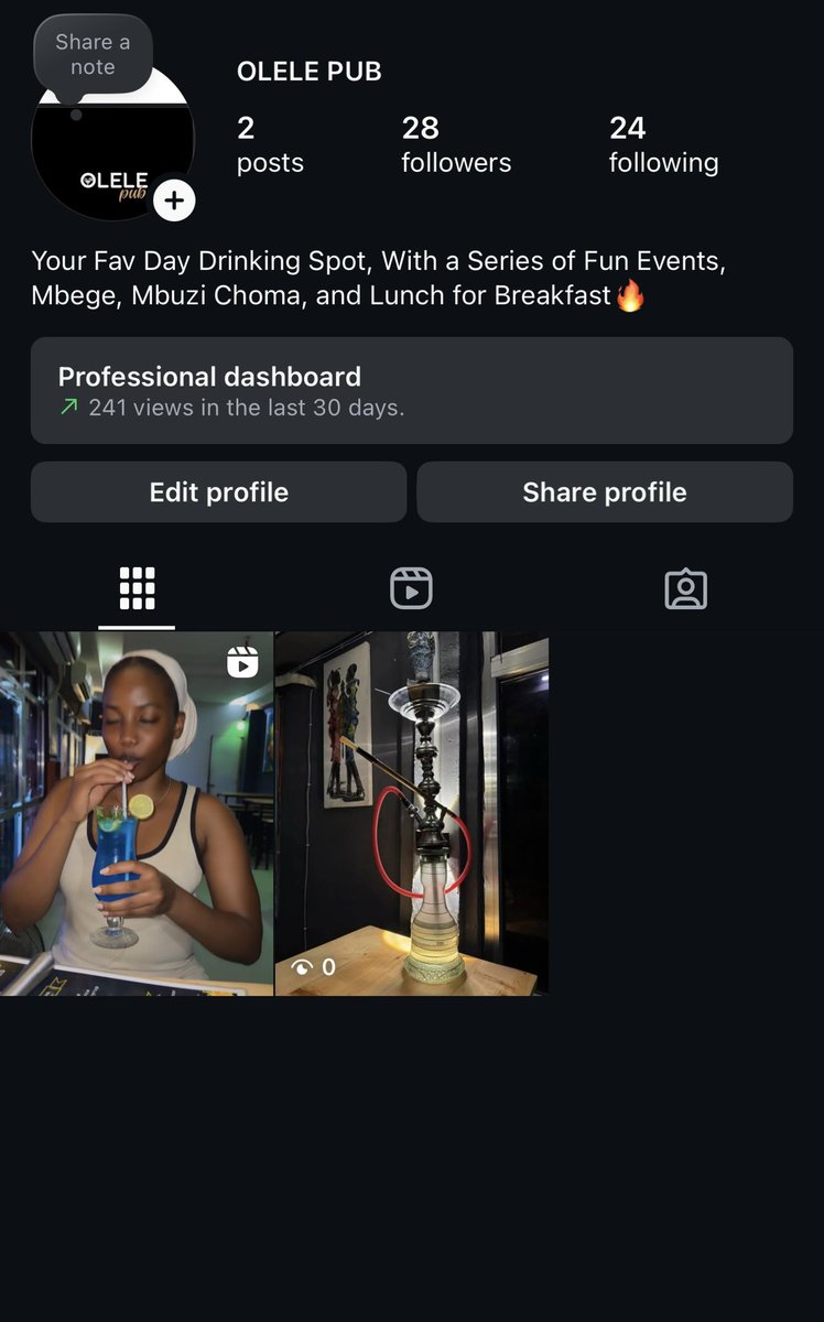 We are on Instagram , Follow us Where the Fun Resides😉.
instagram.com/olelepub?igsh=…