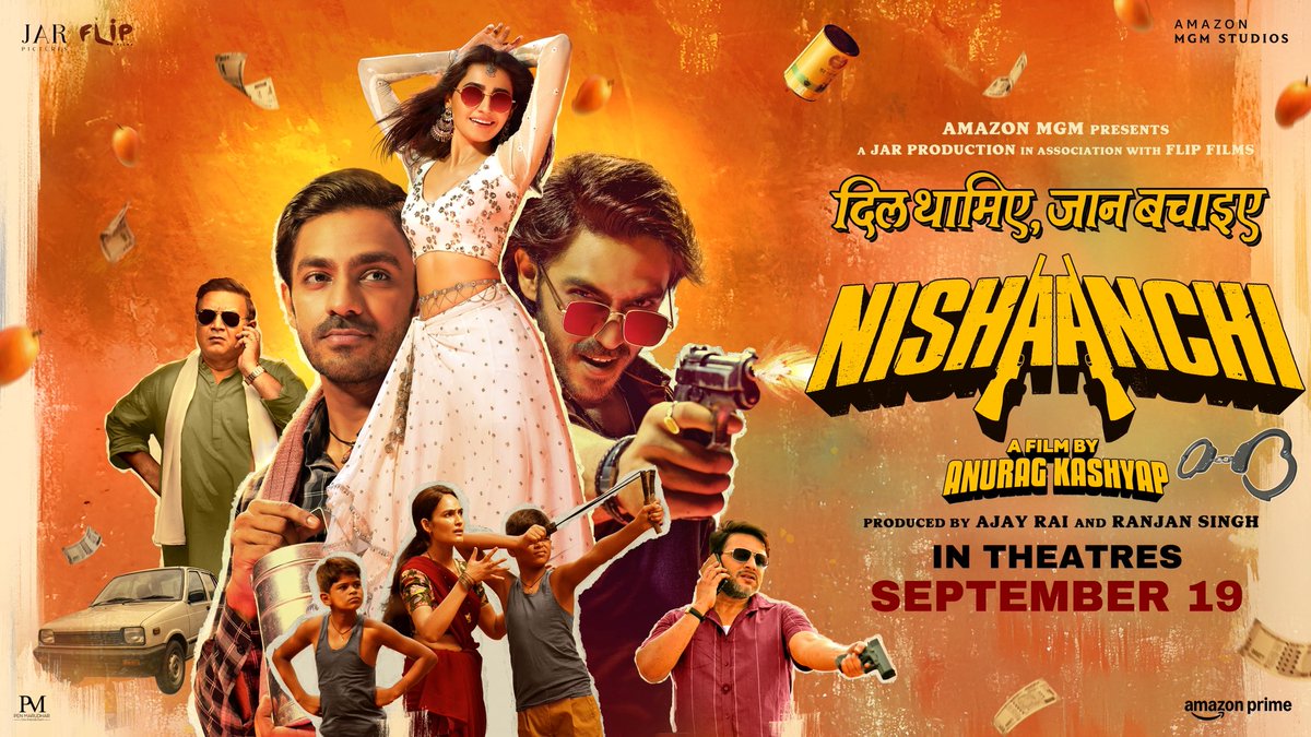 Subhashk Jha (@subhashk_jha) on Twitter photo Poster hai Kamaal, macha dega dhamaal! <a href="/AMZMGMstudiosIN/">Amazon MGM Studios India</a> drops the first look of <a href="/anuragkashyap72/">Anurag Kashyap</a>βs much-awaited directorial #Nishaanchi β a gripping action crime drama produced by #JarPictures in association with #FlipFilms. The film marks the debut of #AaishvaryThackeray in a Poster hai Kamaal, macha dega dhamaal! <a href="/AMZMGMstudiosIN/">Amazon MGM Studios India</a> drops the first look of <a href="/anuragkashyap72/">Anurag Kashyap</a>βs much-awaited directorial #Nishaanchi β a gripping action crime drama produced by #JarPictures in association with #FlipFilms. The film marks the debut of #AaishvaryThackeray in a