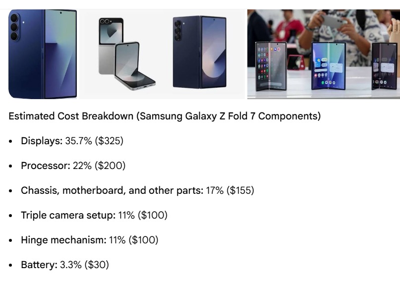 MyTechWorldBlog's tweet image. What are you actually paying for !!
#Samsung #apple #ActualVsRetailCost