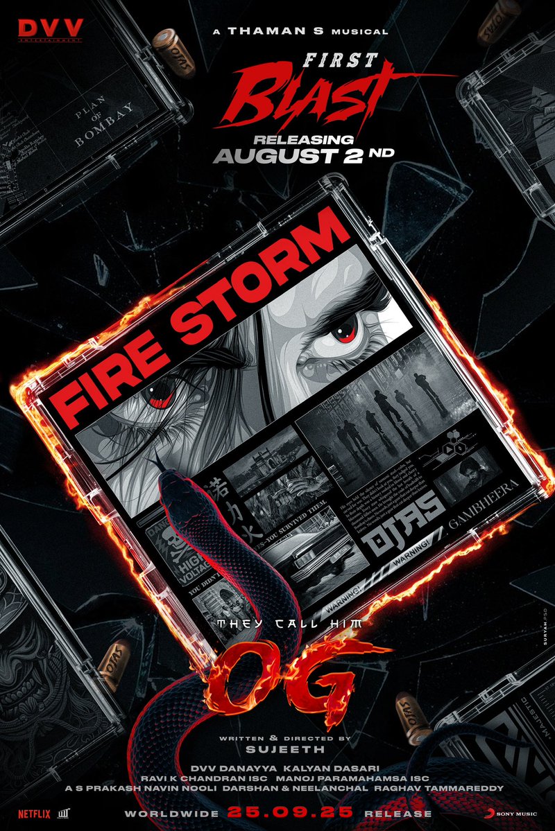 F-I-R-E-S-T-O-R-M 🔫 

#OGFirstBlast 💥🧿
#FireStorm 
From 

#AUG2nd 

C-U-L-T-S 🤟🏽 🏆

#OGFirstSingle 

#TheyCallHimOG FROM SEP 25 2025 🙌🏿💥🔥