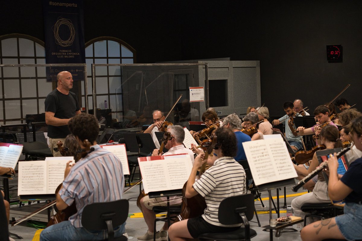 🎶Assaig general amb la soprano Pretty Yende i el mestre Riccardo Frizza. Preparant el primer concert del Festival Cap Rocat, 1 d'agost de 2025