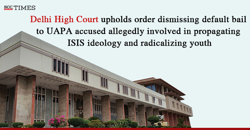 scconline_'s tweet photo. Delhi High Court upholds order dismissing default bail to UAPA accused allegedly involved in propagating ISIS ideology and radicalizing youth
#DelhiHighCourt #ArmsAct #bailtoallegedISISmember #defaultbail #ISIS #JusticeHarishVaidyanathanShankar #NationalInvestigationAgencyAct