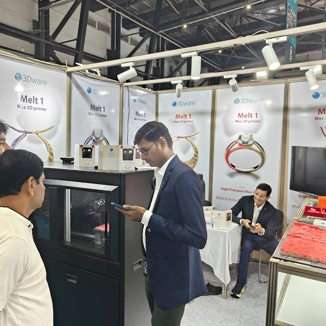3Dware_Additive's tweet image. Visit Stall 6F614I at IIJS Premiere 2025 for a Live Demonstration of 3Dware’s Melt1 – India’s First Multi Jet Printing System.
Contact: info@3dware.co.in
#IIJSPremiere2025 #JewelleryMachineryExpo #JewelleryExpo #3DPrinting #3DPrinter #3Dware #NESCO