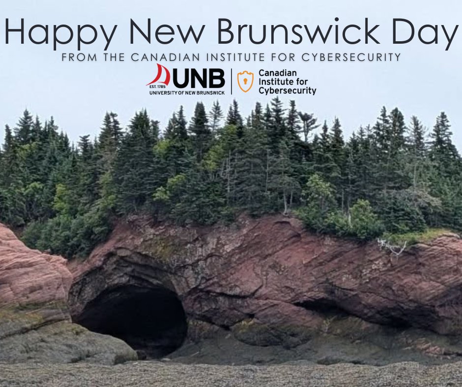 🎉#HappyNewBrunswickDay! As technology continues to evolve, so do the threats, &amp; we’re tackling them head-on from right here in #NewBrunswick. Whether you're celebrating on the beach or online, take a moment to reflect on the resilience, diversity, &amp; forward-thinking spirit of NB