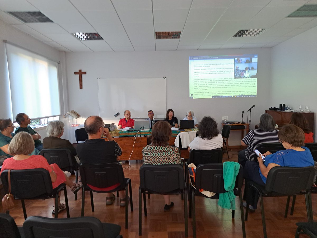 Metanoia, our Portuguese Movement, concluded on July 29, the Annual 3-day Theological Reflection, followed by the General Assembly of the movement.
Paulo Melo was reelected as the National Coordinator.