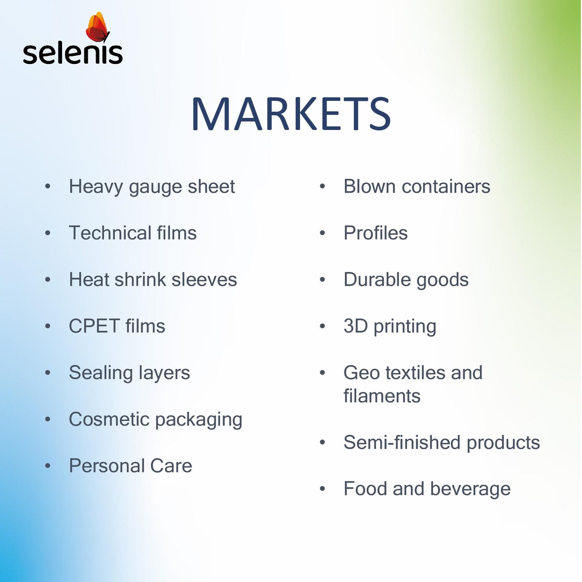 🤝 𝗠𝗲𝗲𝘁 𝗼𝘂𝗿 𝗽𝗮𝗿𝘁𝗻𝗲𝗿𝘀... 𝗦𝗘𝗟𝗘𝗡𝗜𝗦 𝗘𝗨

A leader in copolyester innovation, creating smart, sustainable materials for a better tomorrow.

In #LIFEPOLITEX they help drive circular solutions for textile waste recovery.

 #LIFEProgramme #EUProjects #LIFEProjects