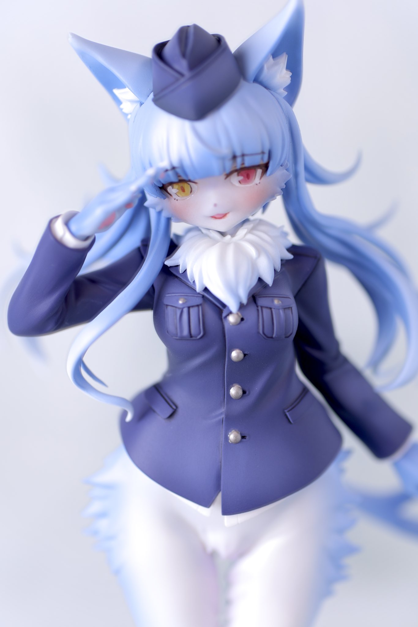 芳雛 おまねこくん 制服ver. おまねこ ガレージキット おまねこ」オスなのになぜ胸が？ SNSを興奮させた基地キャラの