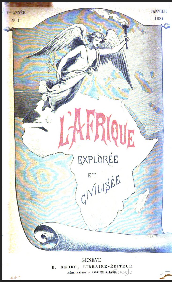 Perhaps the most potent ideological representation of the colonial enterprise from the era of the African partition I have seen!