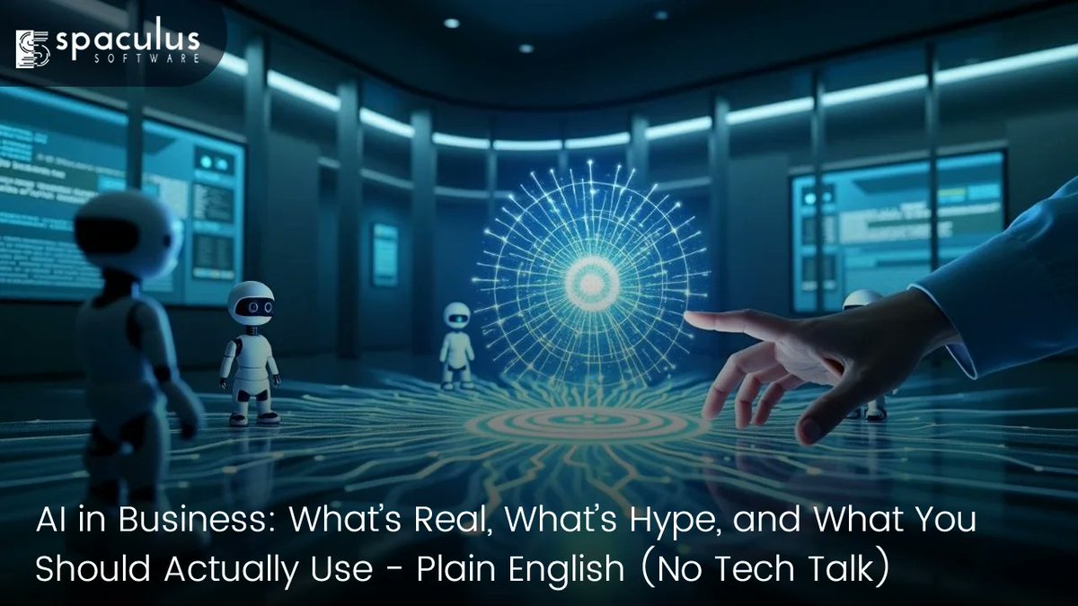 Spaculus's tweet image. Unlock what’s real and what’s hype in AI for business. This post breaks down which tools work, which strategies deliver, and what’s just noise. A must-read for anyone deciding on AI investments.
Read This: spaculus.com/blog/ai-in-bus…
#AIinBusiness #Spaculus #Spaculussoftware