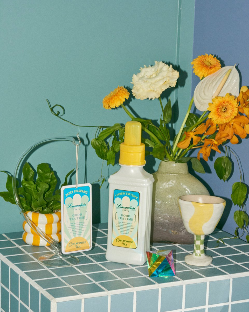 本日、ランドリン ティーフレグランス「GOOD TEA TIME」より「カモミールティーの香り」が全国発売開始🎉

ハーブティーとしても愛されるカモミールの香りに、ランドリンならではの上品でミルキーな甘さをひとさじ。
柔軟剤とペーパーフレグランスのラインナップでお楽しみください。

#ネイチャーラボ