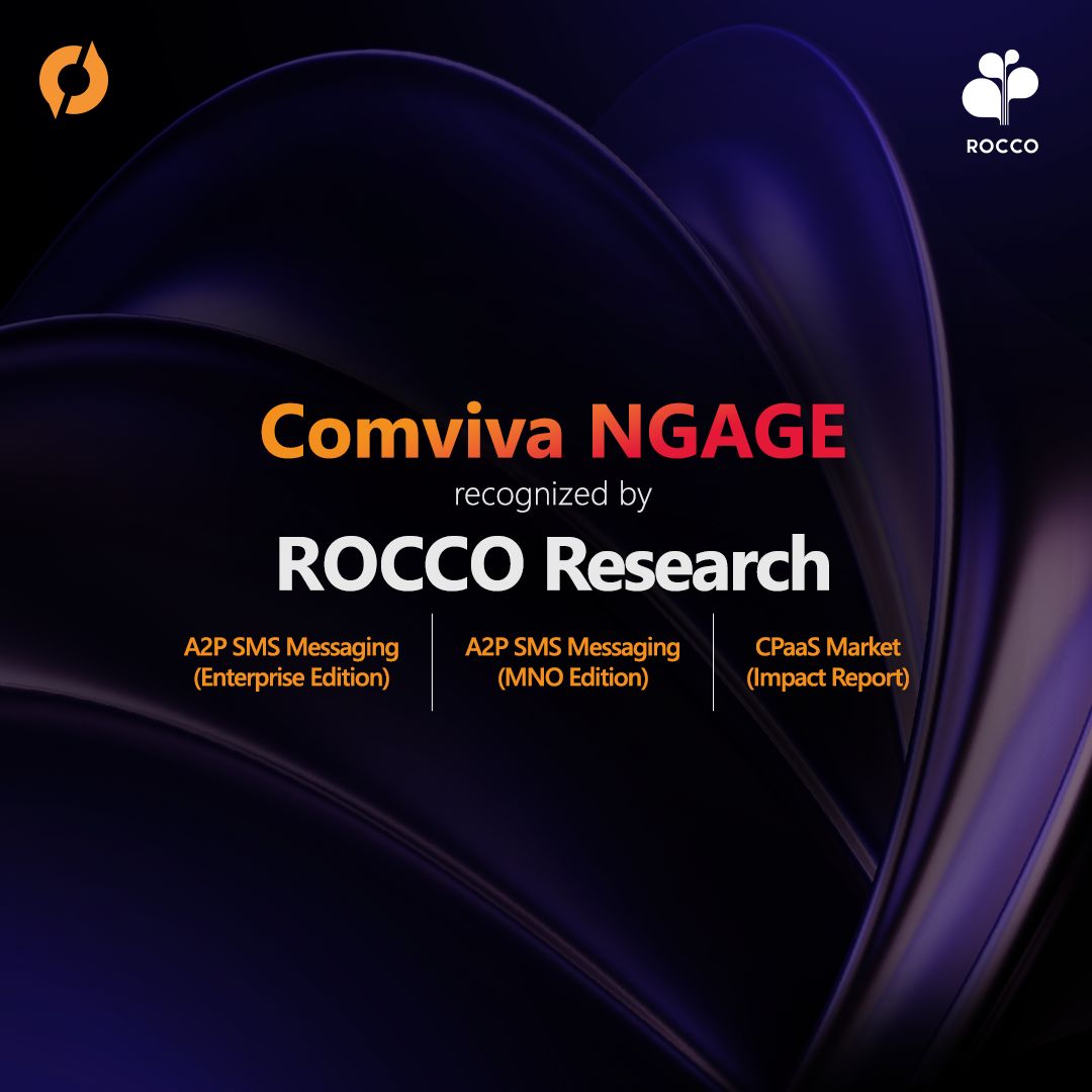 Comviva #NGAGE continues to set benchmarks in the global messaging landscape.

We’re thrilled to share that our NGAGE CPaaS platform has been featured across three leading reports by <a href="/ROCCORESEARCH/">ROCCO</a>.

Recognized for delivering real impact where it matters, our #CPaaS platform