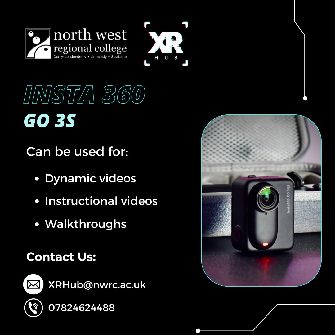 NWRC Business Support Centre (@nwrc_bsc) on Twitter photo ๐ฅ ๐๐ ๐๐ฎ๐ฌ๐ข๐ง๐๐ฌ๐ฌ๐๐ฌ โ ๐๐๐๐๐ฒ ๐ญ๐จ ๐ข๐ง๐ง๐จ๐ฏ๐๐ญ๐?
The Insta360 GO 3S is available <a href="/nwrc_college/">North West Regional College</a> XR Hub for your projects!
โ
Dynamic & instructional videos โ
Walkthroughs
๐ก Access via NWRCโs funded innovation programmes.
๐ง XRHub@nwrc.ac.uk ๐ฒ 07824624488 ๐ฅ ๐๐ ๐๐ฎ๐ฌ๐ข๐ง๐๐ฌ๐ฌ๐๐ฌ โ ๐๐๐๐๐ฒ ๐ญ๐จ ๐ข๐ง๐ง๐จ๐ฏ๐๐ญ๐?
The Insta360 GO 3S is available <a href="/nwrc_college/">North West Regional College</a> XR Hub for your projects!
โ
Dynamic & instructional videos โ
Walkthroughs
๐ก Access via NWRCโs funded innovation programmes.
๐ง XRHub@nwrc.ac.uk ๐ฒ 07824624488