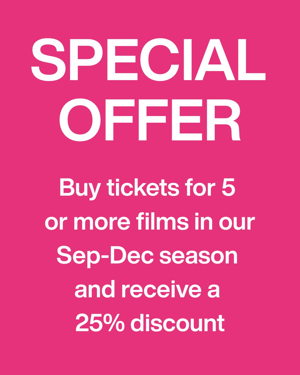 All tickets will need to be purchased at the same time. This offer only applies to full priced tickets and cannot be used in conjunction with other offers (eg BAC Supporters’ discount). The offer excludes Metropolis and Met Opera broadcasts.
bridport-arts.com/whats-on/?ca=f…
