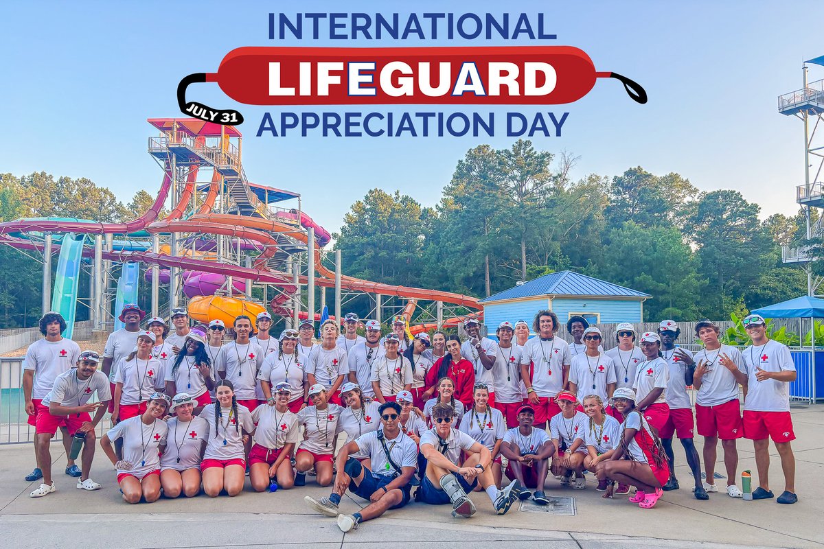 KingsDominionVA's tweet image. 🛟 They scan the waves, brave the heat, and always have our backs. Today, we say THANK YOU to the lifeguards who keep us safe! 👏 #LifeguardAppreciationDay #SoakCity