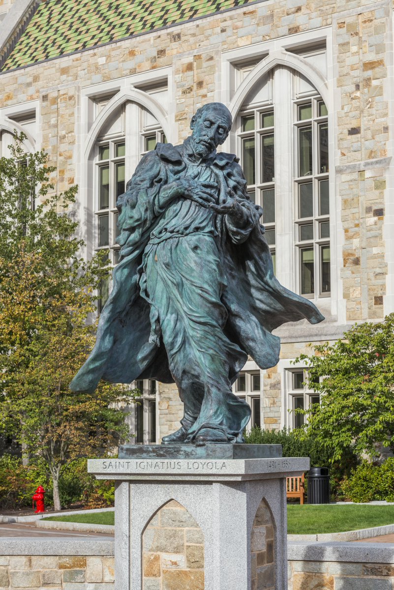 "Love ought to consist of deeds more than of words."

Today is the feast of St. Ignatius of Loyola, the founder of the Society of Jesus who died on this date in 1556.

Ad maiorem Dei gloriam. #AMDG