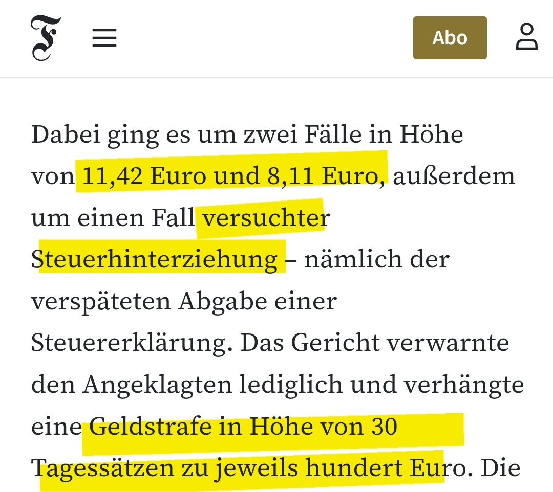 Neun Monate U-Haft
Dreitausend Euro Strafe

Wegen nicht mal ZWANZIG EURO
