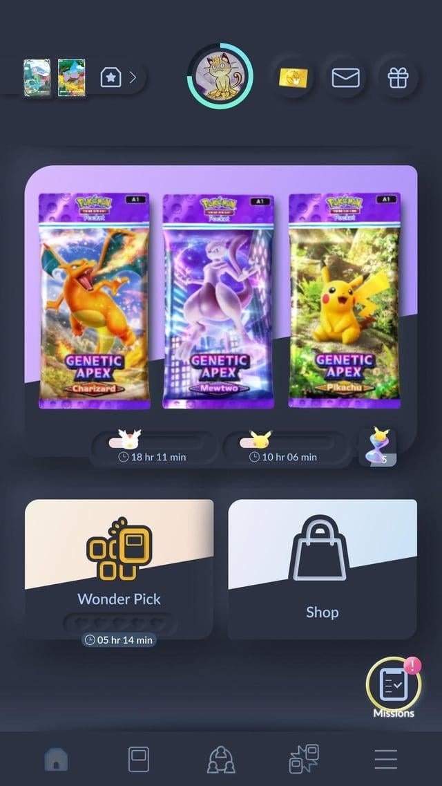🌘✨I wish that in the next update of Pokémon TCG Pocket they add a Dark Mode

#PokemonTCGPocket