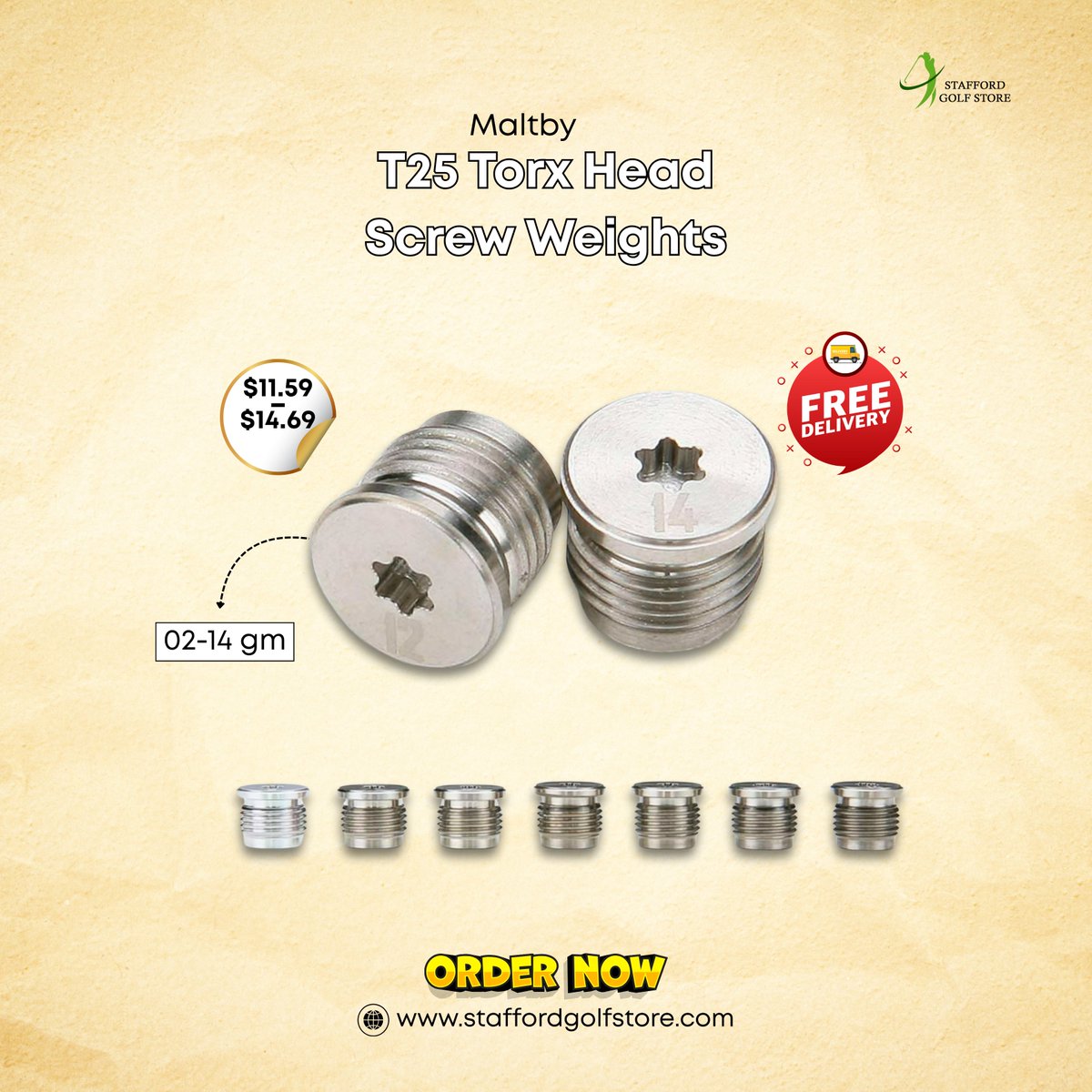 StaffordGolfStr's tweet image. TUNE YOUR CLUB LIKE A PRO
Improve swing balance in minutes.
 staffordgolfstore.com/product/maltby…
"Easy to install. Big impact." – Kevin D.
#GolfWeights #Maltby #ClubTuning #GolfTech #StaffordGolfStore #GolfTools