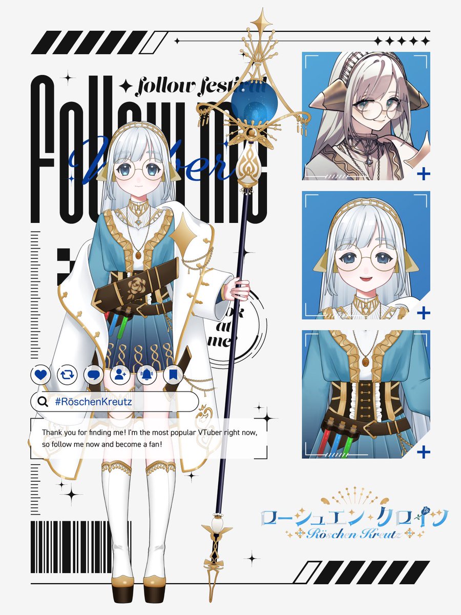 Röschen Kreutz ♱ 新人Vtuber tweet media