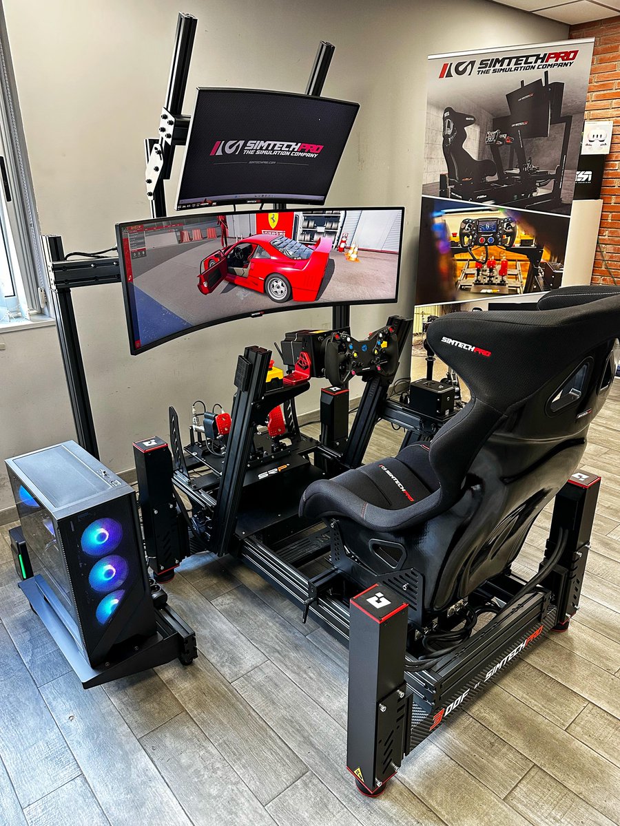 Simtechpro's tweet image. 🔥NUEVO SETUP🔥

✅ Cockpit NLR F-GT
✅ Baquet SIMTECHPRO GT
✅ Sistema de movimiento QS220 QUBIC SYSTEM
✅ Wheel Base SIMUCUBE PRO2
✅ Aro CUBE CONTROLS F-Core
✅ Shifter SIMAGIC DS-8X
✅ Freno de mano HEUSINKVELD
✅ Pedales SRP GT-R 3p
✅ Monitor principal 49&quot; UW Samsung