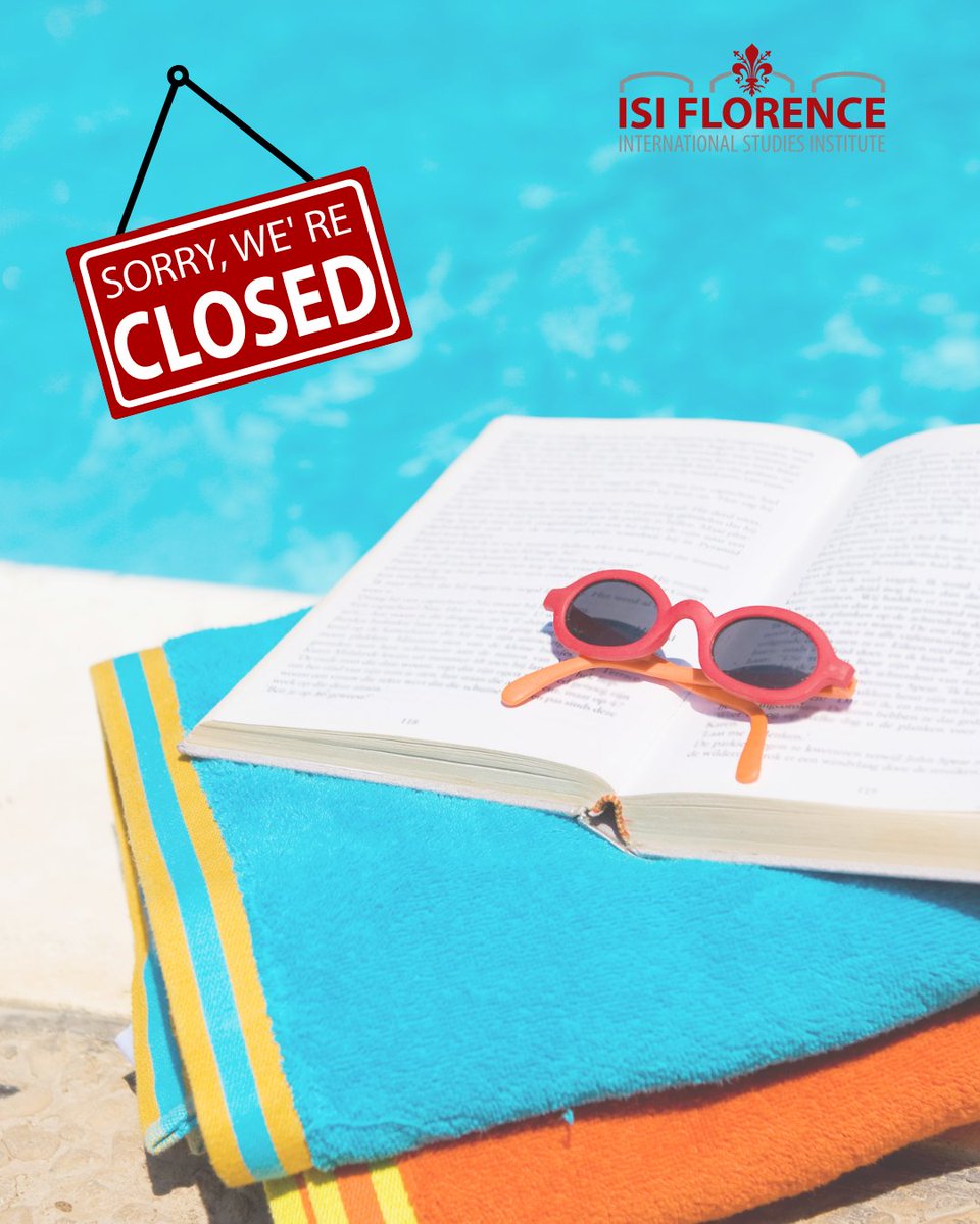 We're taking a summer break! 🏖️
Our offices in Florence will be closed and will reopen on August, 21st.
If you need to contact us, please refer to our US Office <a href="/isiabroad/">ISI Abroad</a>
Stay tuned so you don’t miss our fresh content ✨
Wishing everyone a relaxing and sunny summer! 🌴☀️