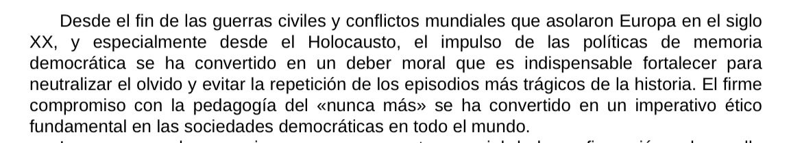carlitoshistory's tweet image. Sin objeto de entrar en el debate, que no es mi intención, ni quiero, me asombra la Ley de Memoria Democrática en el sentido de que solamente se centra en el golpe de Estado, Guerra Civil y Franquismo. Que me parece bien que se estudie la historia reciente pero hay más historia.