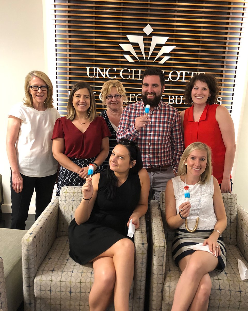 #ThrowbackThursday to July 2019 when our Niblock Student Center team cooled off with some red, white and blue frozen treats on a hot summer day! ☀️🍧

What’s your favorite summertime snack to beat the heat? Share it with us in the comments! 👇