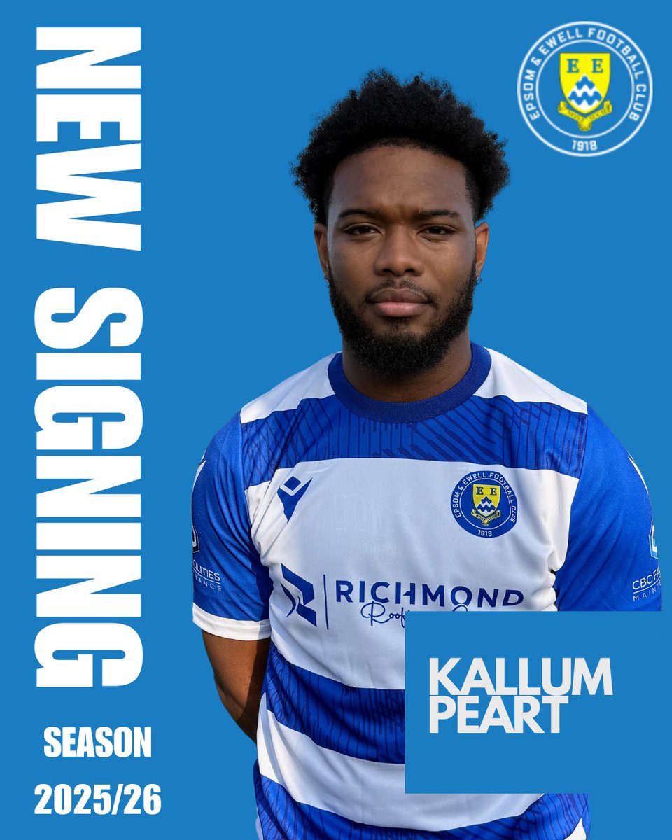 🚨 Joining us for 2025/26 🚨

Delighted to sign Kallum Peart – a real gem found late in pre-season. Highly spoken of, joins from Cobham after 2-3 seasons. A great fit on and off the pitch – exciting, direct, and exactly what we need.
🎤 <a href="/Max_Johnson94/">Max Johnson</a> Joint Manager

#NewSigning