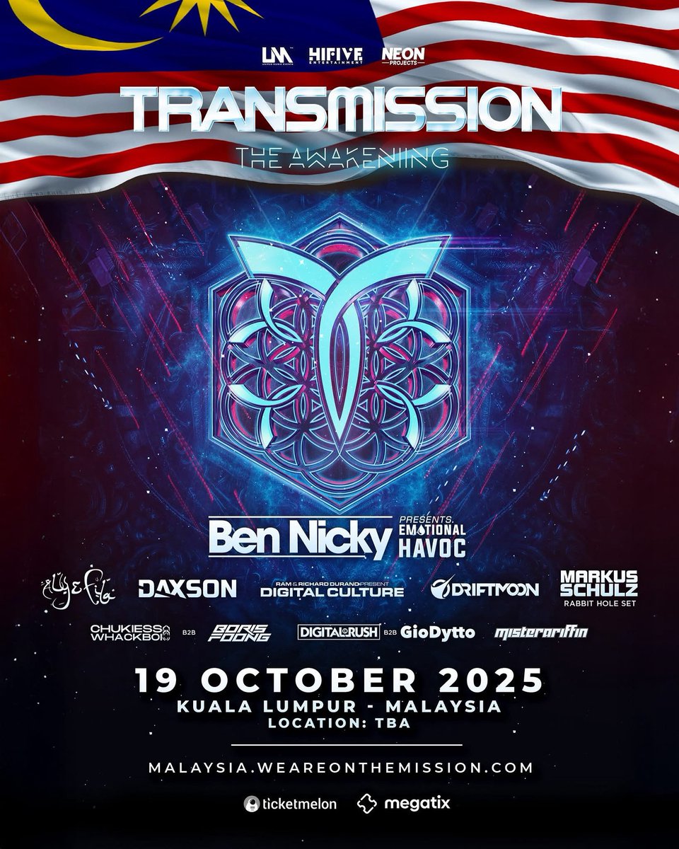 We are super excited to announce our Transmission Festival debut in Kuala Lumpur, bringing a special B2B set with <a href="/borisfoongdj/">Boris Foong</a> ! This one feels so unreal! See you guys soon! 🔥 #transmission #trance #cxw #chukiess #whackboi #borisfoong