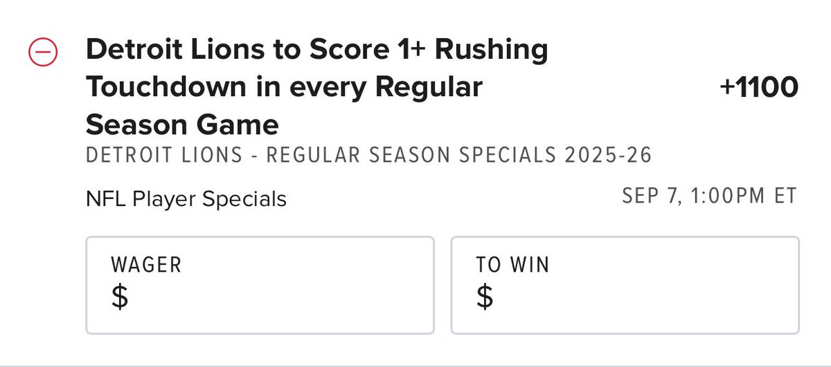 The Lions scored a rushing TD in every game last season—except Week 13 vs. the Bears.
With Gibbs and Montgomery in the backfield, can they go 17-for-17 this year?