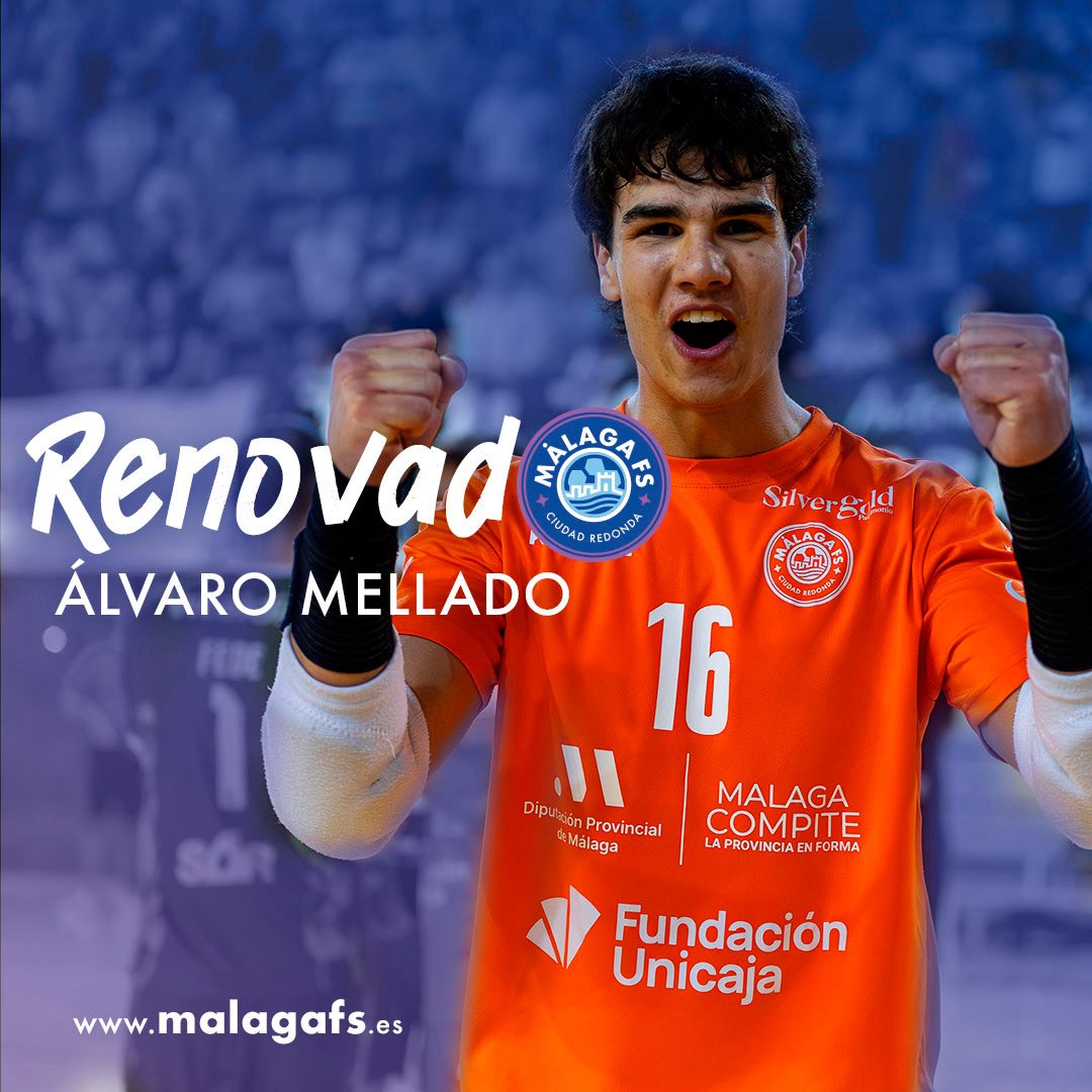 Málaga Ciudad Redonda FS (@malagafs) on Twitter photo 📣 𝗢𝗙𝗜𝗖𝗜𝗔𝗟 | <a href="/aalvaromeellado/">aalvaromeellado_</a>, un auténtico gigante en la portería.
🔒 Renovación por tres temporadas.
🔝 Guardameta de presente y futuro.
👉🏻 malagafs.es/noticias/un-au… 📣 𝗢𝗙𝗜𝗖𝗜𝗔𝗟 | <a href="/aalvaromeellado/">aalvaromeellado_</a>, un auténtico gigante en la portería.
🔒 Renovación por tres temporadas.
🔝 Guardameta de presente y futuro.
👉🏻 malagafs.es/noticias/un-au…