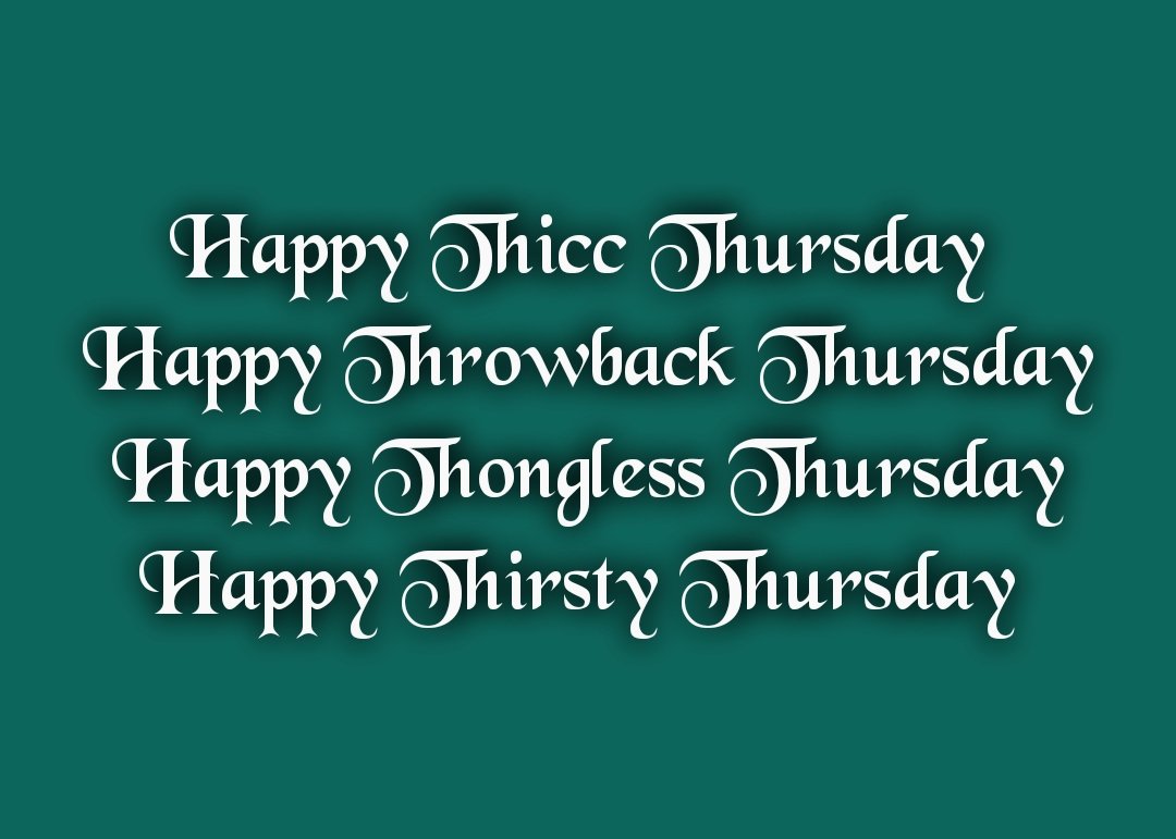 Thursday Thread 🧵