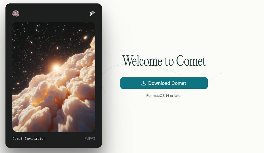 Let's go !!! Ce soir, on tire des plans sur la <a href="/PerplexityComet/">Comet</a>. Merci <a href="/lememoco/">Baptiste (StackGuide)</a> pour l'invitation ☄️ c'est le moment d'explorer tout ça