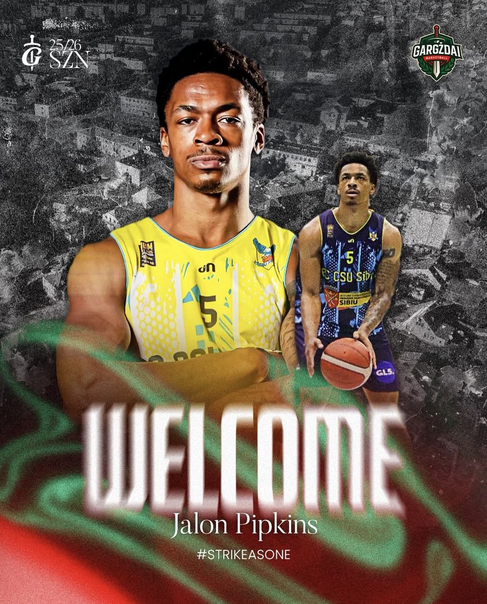 Adrià Rodriguez Viñas (@adria_vinas) on Twitter photo After a solid season in Romania, it's time for <a href="/JalonPipkins/">Jalon Pipkins</a> to take the huge next step and play in <a href="/betsafeLKL/">Betsafe LKL</a> this coming season. JP will fly over 🇱🇹 WELCOME TO YOUR NEW 🏠 After a solid season in Romania, it's time for <a href="/JalonPipkins/">Jalon Pipkins</a> to take the huge next step and play in <a href="/betsafeLKL/">Betsafe LKL</a> this coming season. JP will fly over 🇱🇹 WELCOME TO YOUR NEW 🏠
