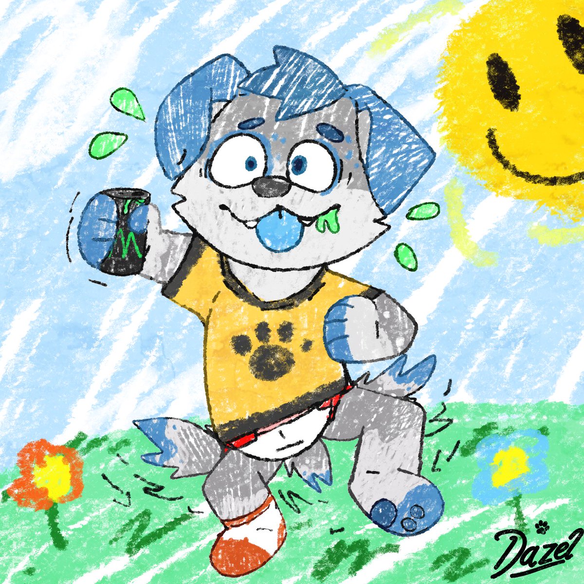 DazelDog πΆ (@dazelcray) on Twitter photo UH OH!!! ππ¦
i did sooo many drawins that my cwayons went BYE BYE!! ποΈ
then i dwank a WHOLE energy juwice!!! β‘ zoom zoom!!!
now i feew wiggly and iβm gonna go OUTSIDE wif no pants! π©²π¨
SOMEONE STOP MEEE!!! iβm goin CRAYZYY!! πΎπ
bark bark bwark!!! AAH!! πΆ
Join my channel: UH OH!!! ππ¦
i did sooo many drawins that my cwayons went BYE BYE!! ποΈ
then i dwank a WHOLE energy juwice!!! β‘ zoom zoom!!!
now i feew wiggly and iβm gonna go OUTSIDE wif no pants! π©²π¨
SOMEONE STOP MEEE!!! iβm goin CRAYZYY!! πΎπ
bark bark bwark!!! AAH!! πΆ
Join my channel: