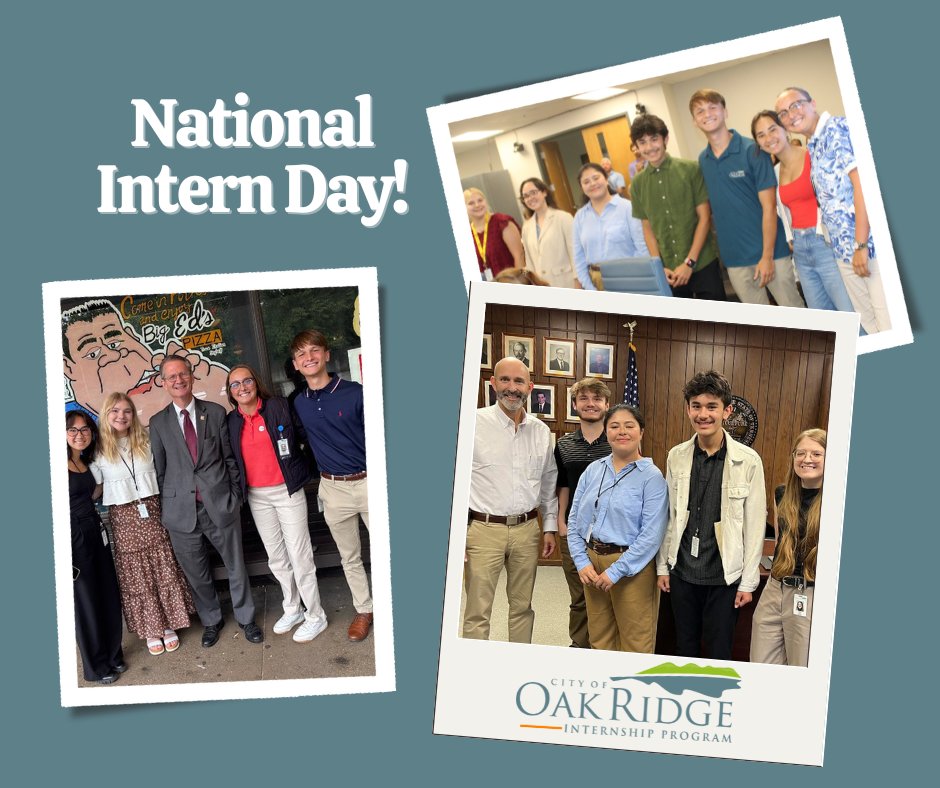 🎉 Happy #NationalInternDay! We're grateful for our Oak Ridge interns who brought energy, ideas, and hard work this summer. Your contributions matter—thank you for being part of our team!