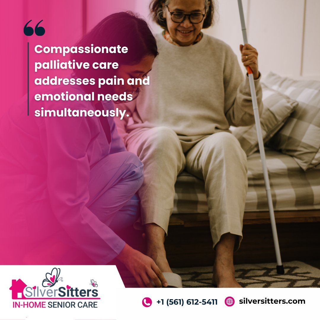 silversitters_'s tweet photo. When facing serious illness, palliative care provides relief and emotional support without compromising dignity. At Silver Sitters, our caregivers offer personalized comfort care that includes pain management, emotional support, and assistance with daily needs. https://t.co/7talNbp0rG