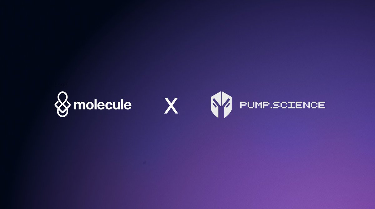GM <a href="/solana/">Solana</a> 👋

<a href="/pumpdotscience/">Pump Science</a> tokens are now LIVE on Molecule!

With this integration, you can easily track, trade, and explore the compounds being tested in pump science's onchain research lab.

Let's dig in👇