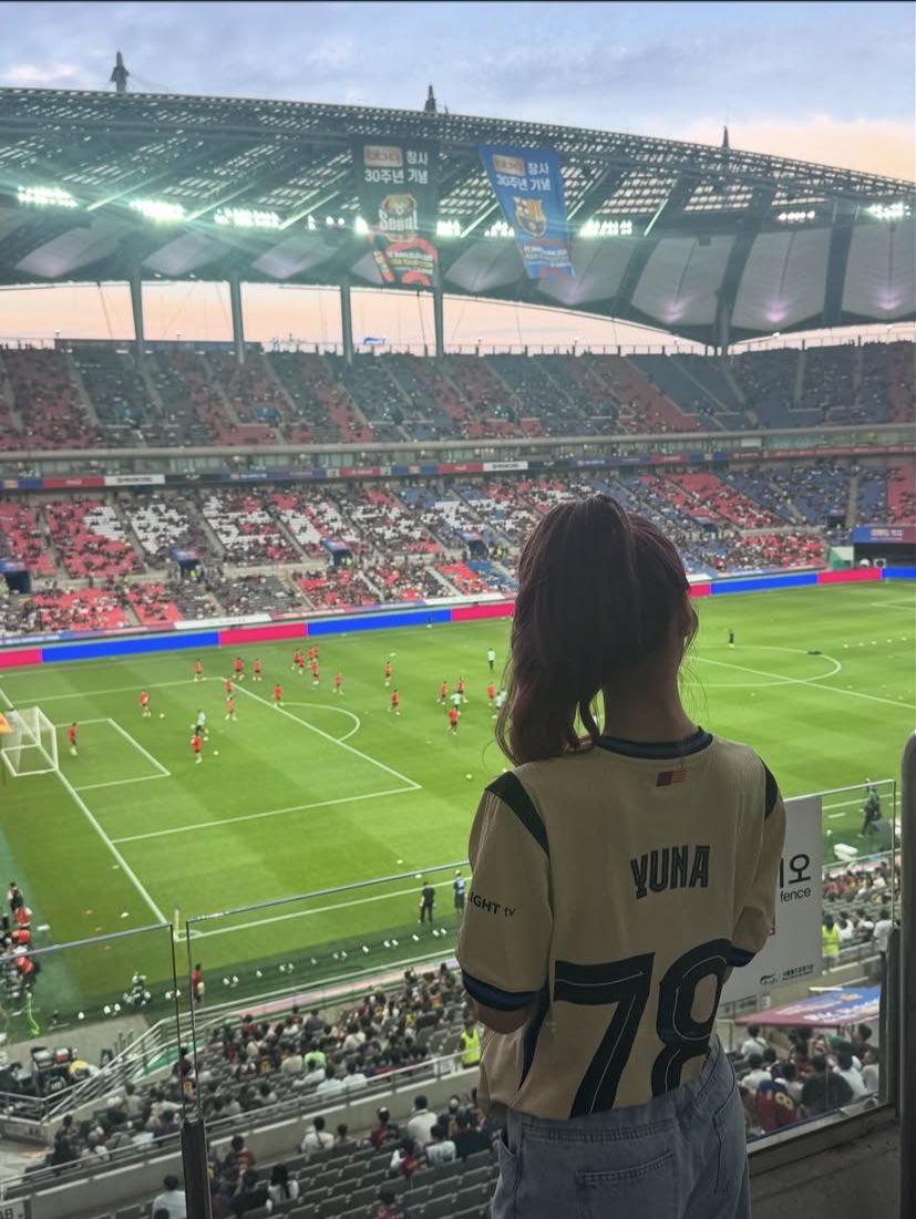 Stadium date with Yuna 🥰 📸
