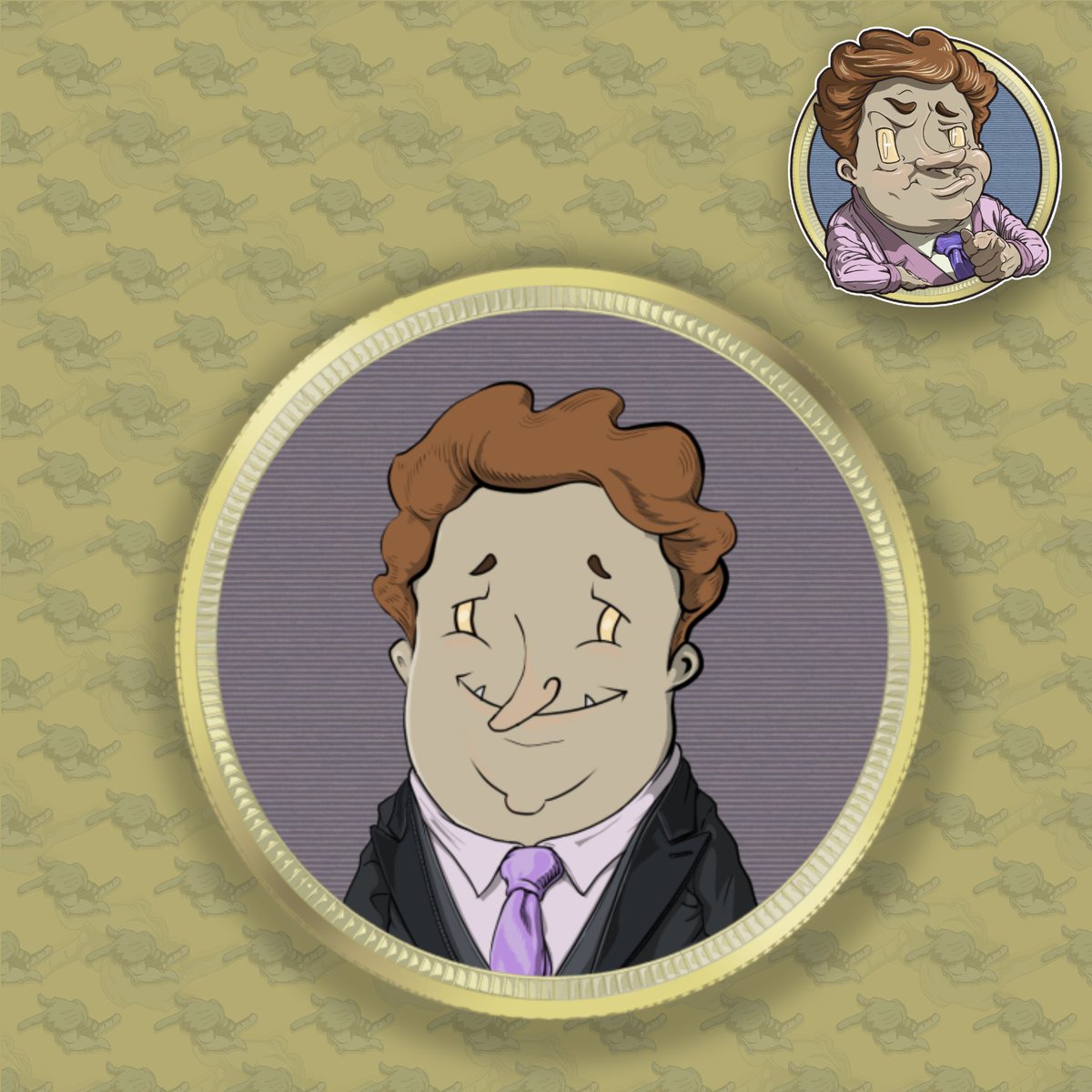 Wow! I am surprisingly dapper here. What happened with Pot and Kettle? Shhh! Don’t tell them. They’ll change it to make me look silly. Back to the critique… ahem… My hair is full and snazzy as usual, though I did like the devilishly black version of it. That tie is a lovely