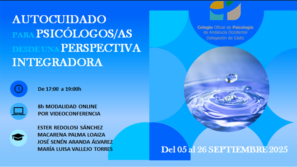 Ψ Psicología Andalucía Occidental Colegio Oficial (@cop_ao) on Twitter photo 🙋♀️🙋♂️ ¡Hasta el 5 de agosto, más descuento en la inscripción!
✔️ Sesión técnica ONLINE
Autocuidado para psicólogos/as desde una perspectiva integradora.
Una actividad de Delegación #Cádiz de <a href="/COP_AO/">Ψ Psicología Andalucía Occidental Colegio Oficial</a>
+ℹ️👇
calameo.com/colegio-psicol…
#FormaciónPsicología #Psicología 🙋♀️🙋♂️ ¡Hasta el 5 de agosto, más descuento en la inscripción!
✔️ Sesión técnica ONLINE
Autocuidado para psicólogos/as desde una perspectiva integradora.
Una actividad de Delegación #Cádiz de <a href="/COP_AO/">Ψ Psicología Andalucía Occidental Colegio Oficial</a>
+ℹ️👇
calameo.com/colegio-psicol…
#FormaciónPsicología #Psicología