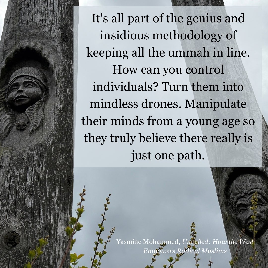 #Unveiled by @yasmohammedxx describes the insidious methods of control and manipulation implemented by Islam to force its followers into submission. Yasmine also details how she fought back this violent ideology and how others can join her in this fight.