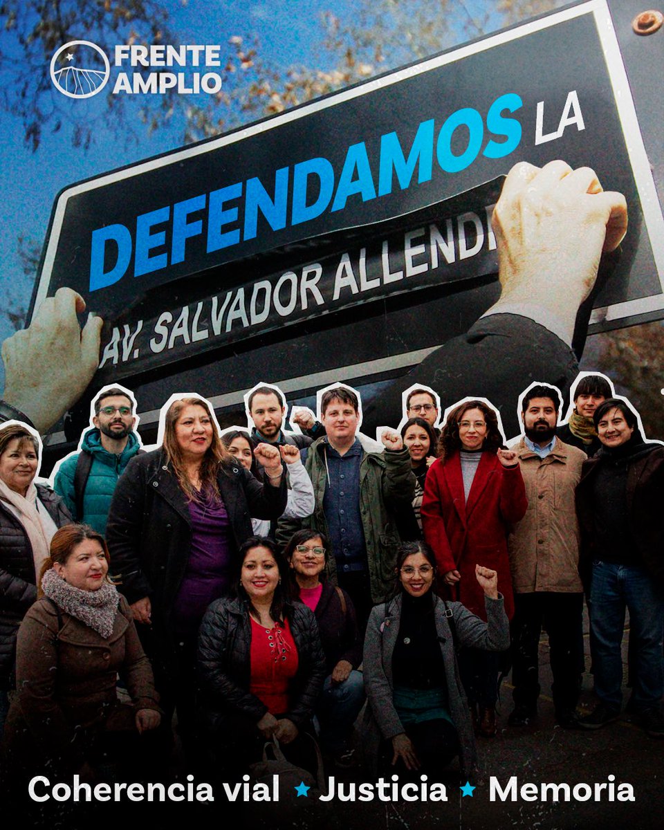 En San Miguel rechazamos el intento de cambiar el nombre de la Av. Salvador Allende. No solo simboliza un proyecto democrático, también responde a criterios técnicos de continuidad vial aprobados en 2021 sin observaciones.

Borrar su nombre es borrar memoria. No lo vamos a