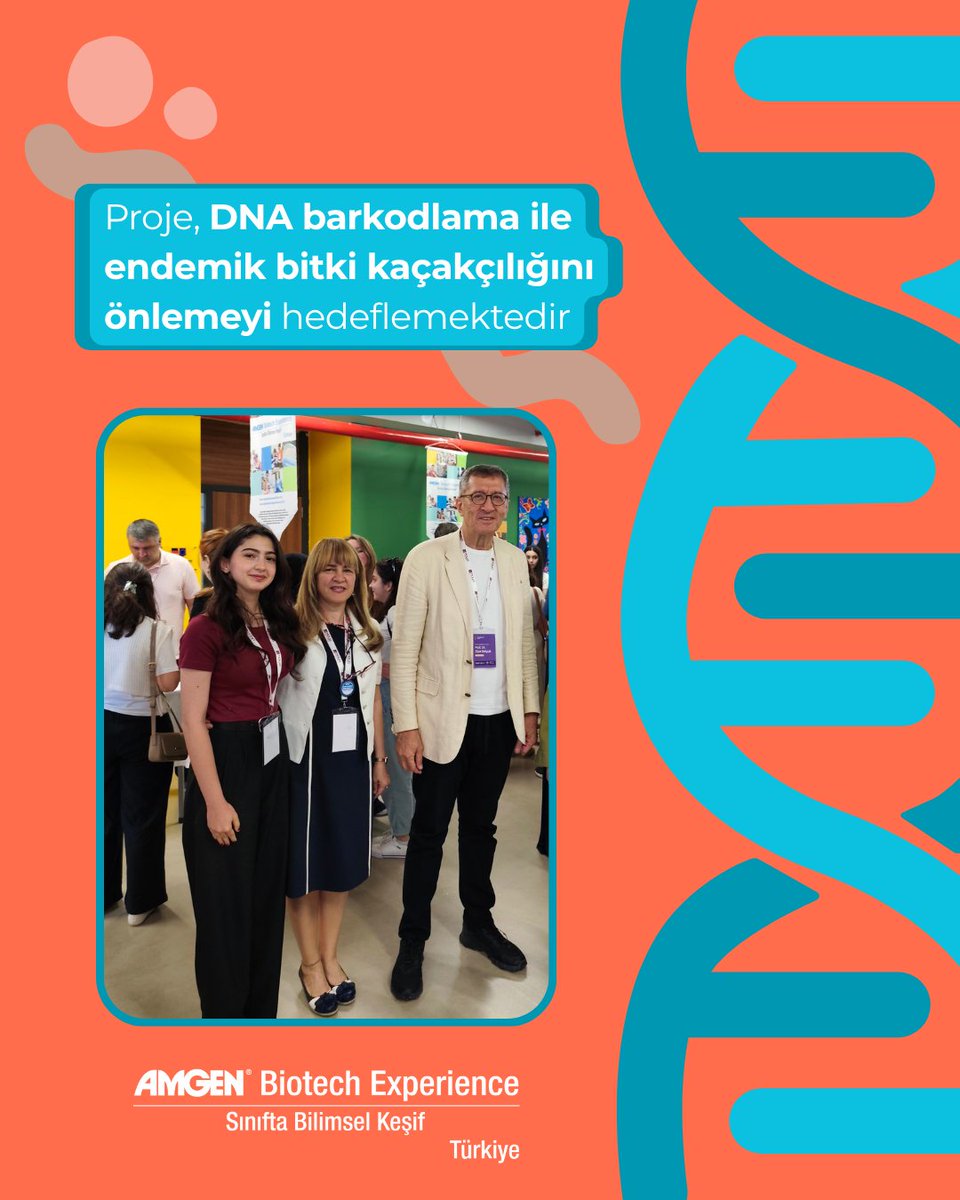 Amgen Biyoteknoloji Deneyimi Türkiye (@abe_turkiye) on Twitter photo 🌿TEKNOFEST’te Gurur Anı!
Öğrencimiz Yağmur Naz Emektar, 2204-D Lise Öğrencileri İklim Değişikliği Araştırma Projeleri Yarışması’nda Çevre Kategorisi’nde Türkiye Üçüncüsü oldu!
#kalkınmaatölyesi #amgenvakfı #EDC #biotechexperience
<a href="/kalkinmatolyesi/">Kalkınma Atölyesi</a> <a href="/amgen_turkiye/">Amgen Türkiye</a> <a href="/ABEProgOffice/">Amgen Biotech Experience (ABE) Program Office</a> 🌿TEKNOFEST’te Gurur Anı!
Öğrencimiz Yağmur Naz Emektar, 2204-D Lise Öğrencileri İklim Değişikliği Araştırma Projeleri Yarışması’nda Çevre Kategorisi’nde Türkiye Üçüncüsü oldu!
#kalkınmaatölyesi #amgenvakfı #EDC #biotechexperience
<a href="/kalkinmatolyesi/">Kalkınma Atölyesi</a> <a href="/amgen_turkiye/">Amgen Türkiye</a> <a href="/ABEProgOffice/">Amgen Biotech Experience (ABE) Program Office</a>