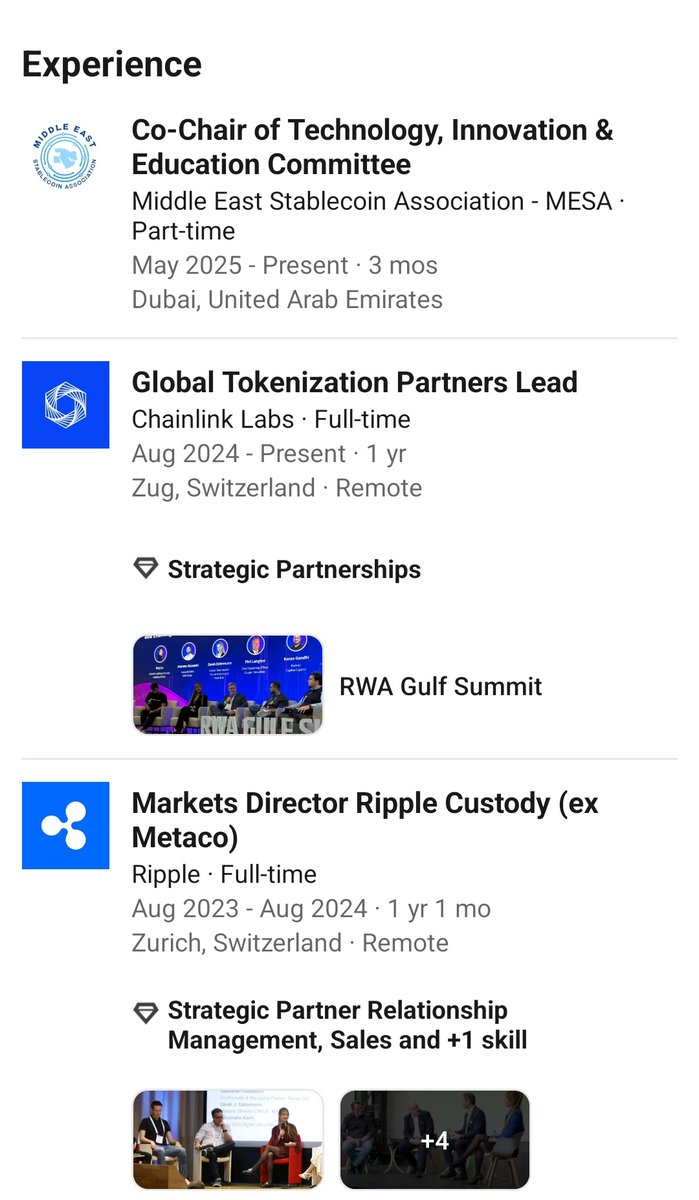 $Link Ex XRP Market director talks about the Whitehouse featuring  Chainlink as a "Key player " in yesterday's digital asset report.