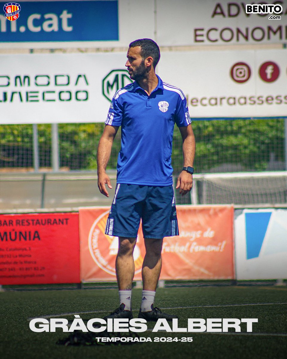 L’Albert Soler finalitza la seva etapa al Manlleu. Gràcies per tot i molta sort!

🟡🔴 #aecmanlleu #somdelmanlleu