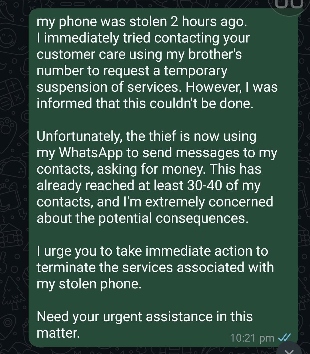 Neha_ns9999's tweet image. Dear @airtelindia @Airtel_Presence 

You are pathetic.

@Uppolice @ghaziabadpolice