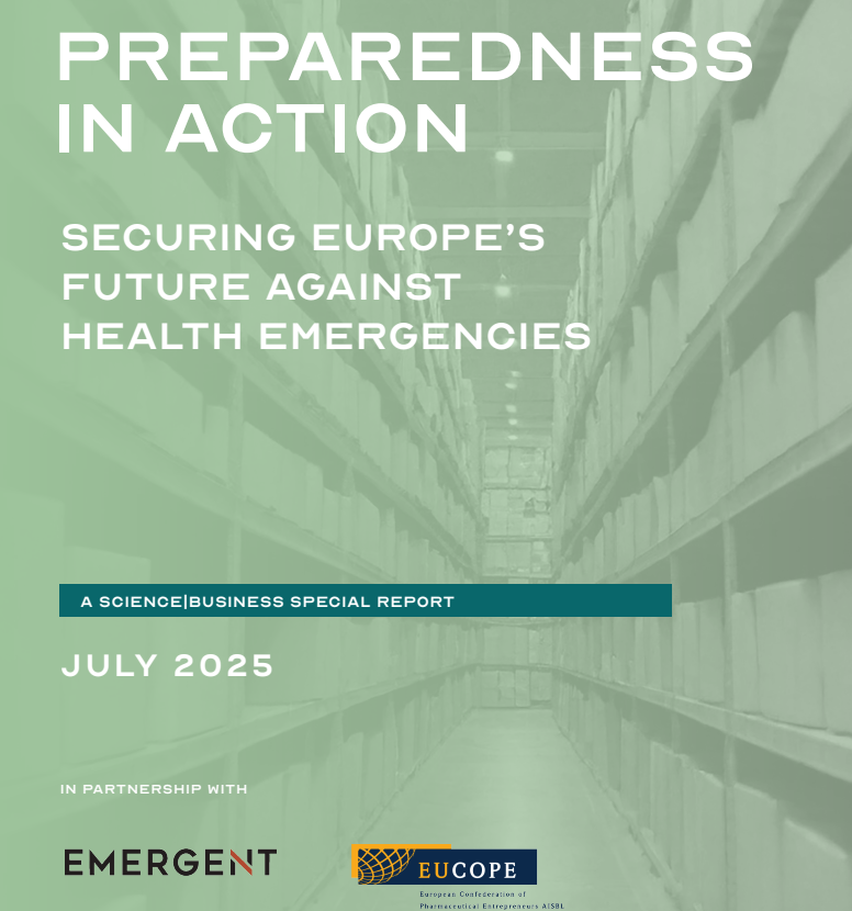 Emergent has partnered with <a href="/EUCOPE/">EUCOPE</a> and Science|Business on a report titled “Preparedness in Action: Securing Europe’s Future Against Health Emergencies.” Read the report here: sciencebusiness.net/report/securin…