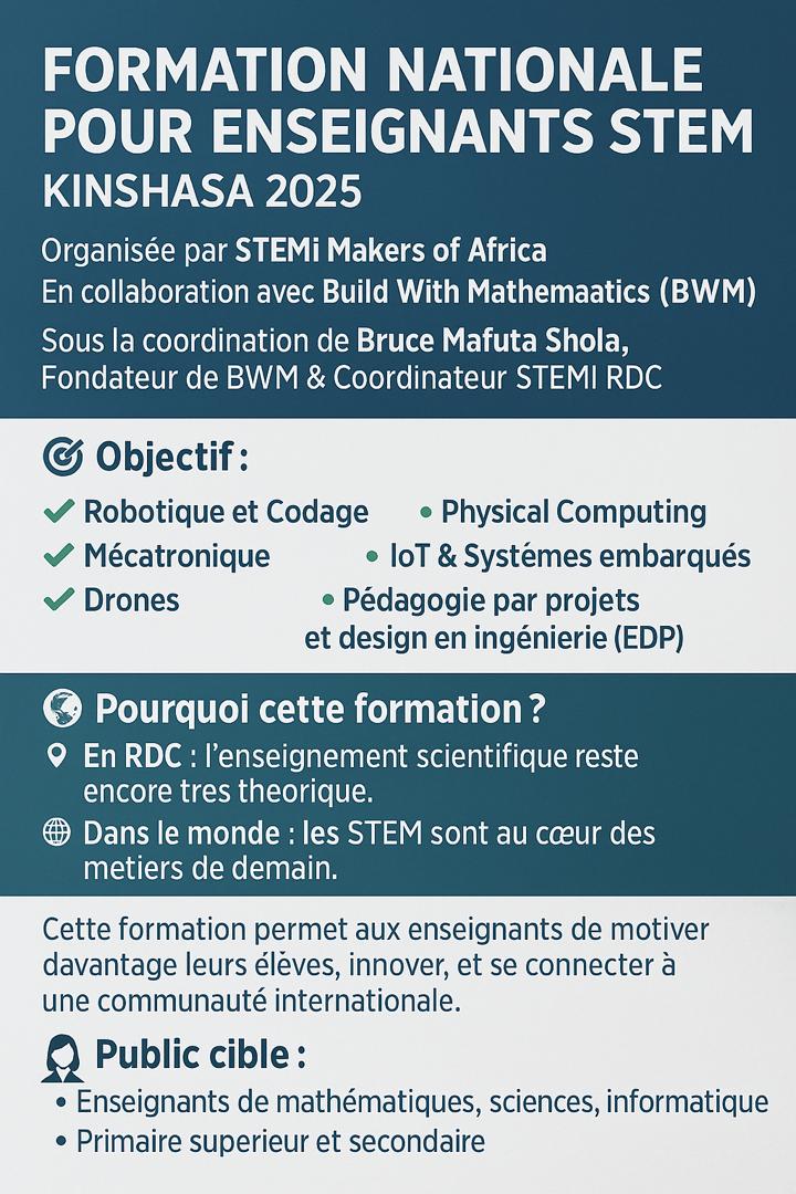 BFleu's tweet photo. Opportunité pour les enseignants en RDC https://t.co/3ab9E7fm1l