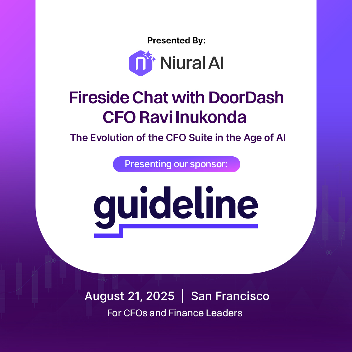 🚀 We’re thrilled to welcome <a href="/Guideline401k/">Guideline</a> as a sponsor of our upcoming Fireside Chat with Ravi Inukonda, CFO of DoorDash.

Traditional 401(k) plans often come with hidden fees and headaches – Guideline is changing that. Their mission is to make retirement savings simple,